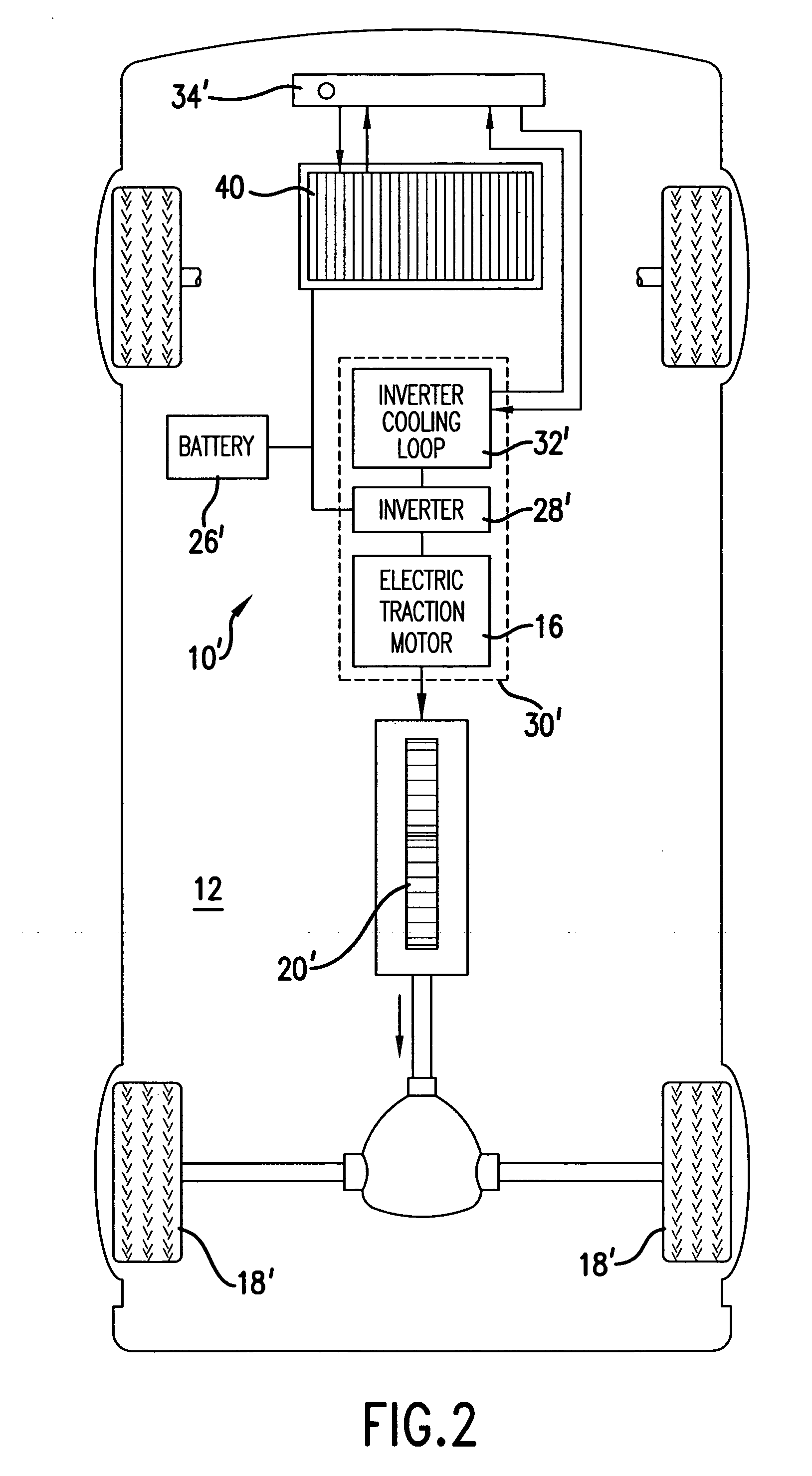 Cooling arrangements for integrated electric motor-inverters