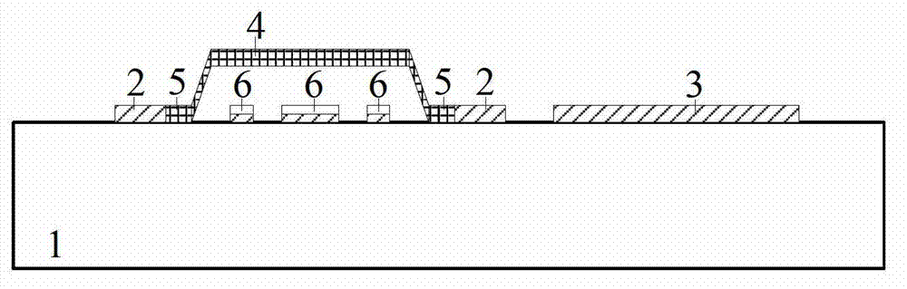 Microwave detection system and detection method thereof based on clamped beams and direct-type power sensors