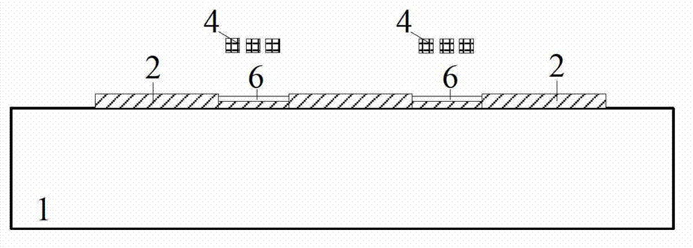 Microwave detection system and detection method thereof based on clamped beams and direct-type power sensors