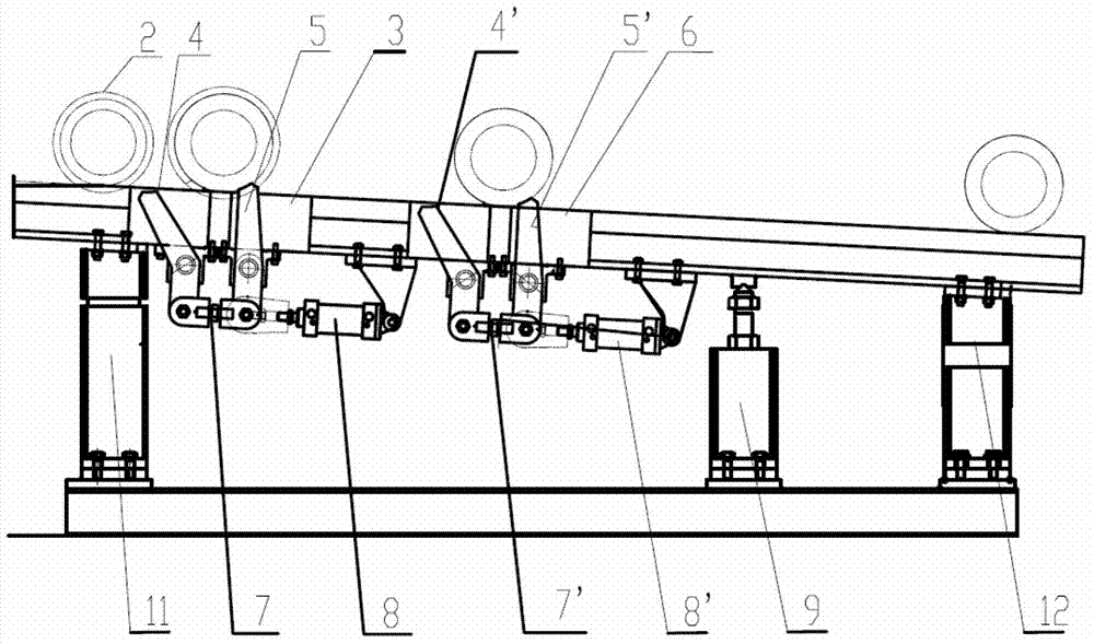 Automatic feeding device of wheel body type workpiece machine tool