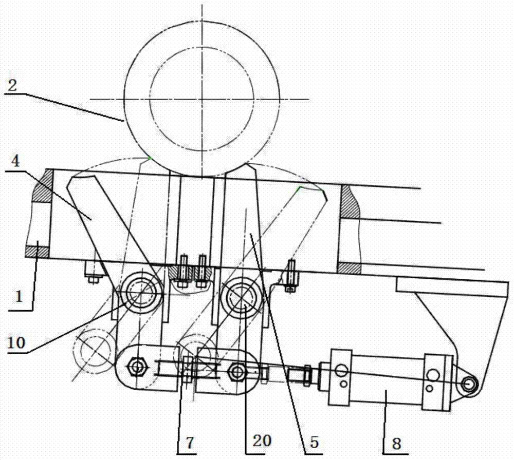 Automatic feeding device of wheel body type workpiece machine tool