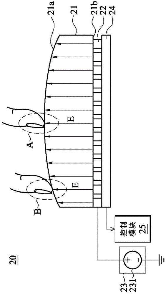 Curved haptic feedback touch screen and haptic feedback driving method thereof