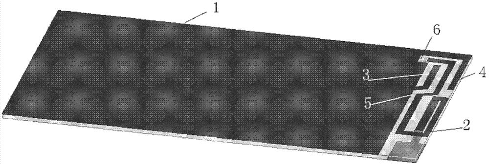 Penta band antenna of PCB (printed circuit board)