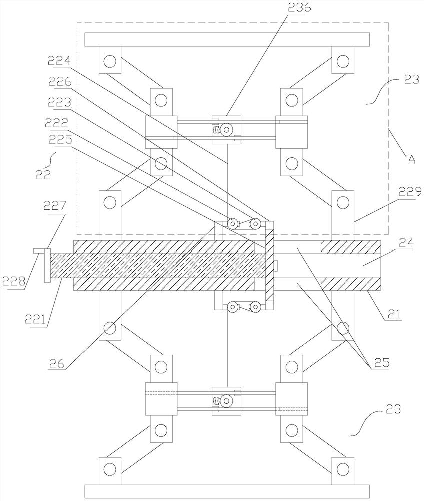 A twisted gauze rolling device