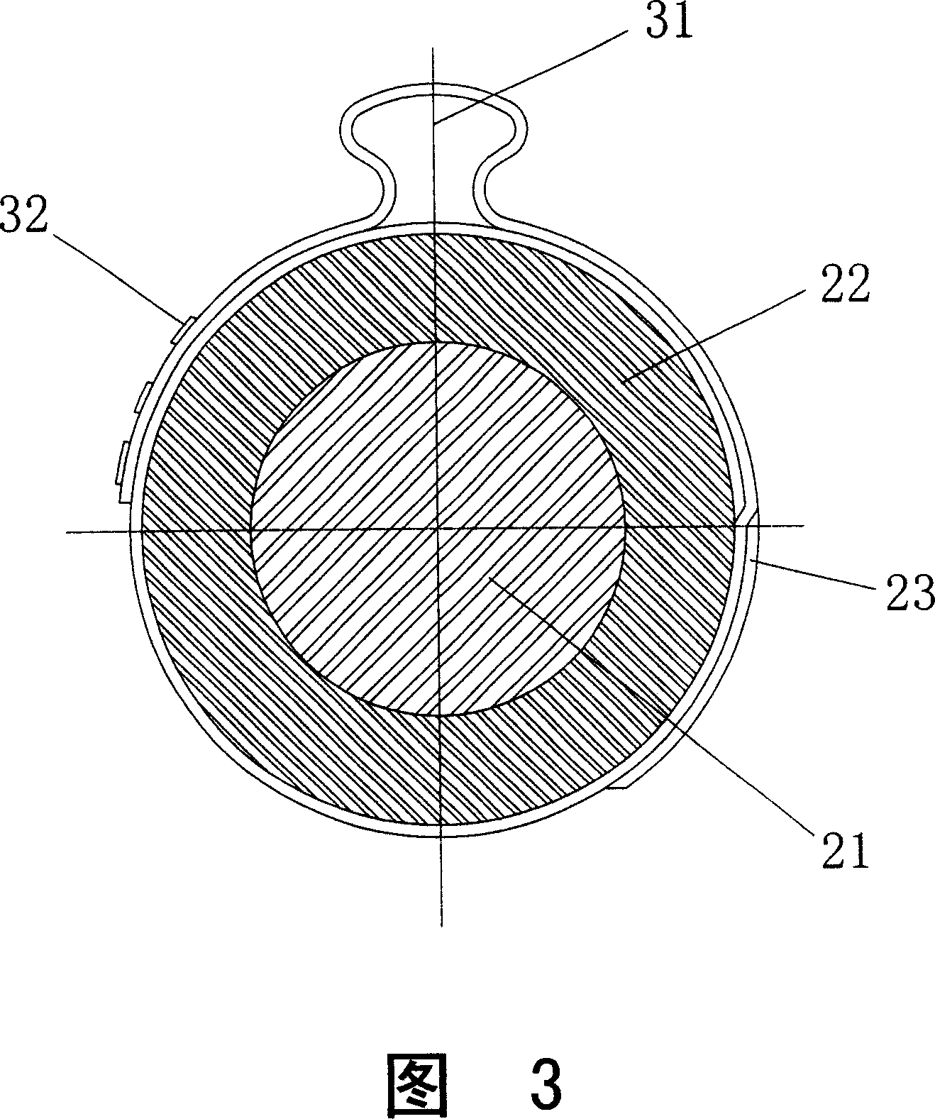 Antiswary bar with clamping band