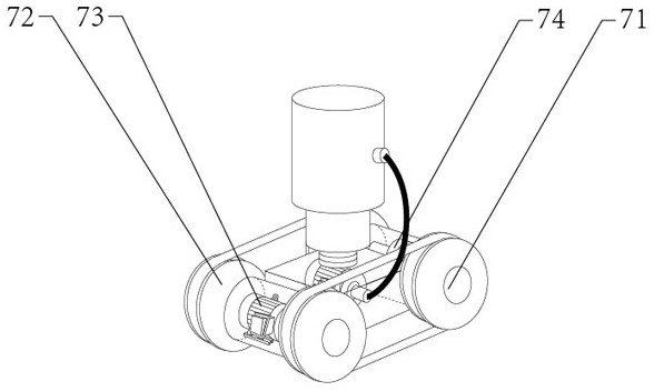 Screw polishing device