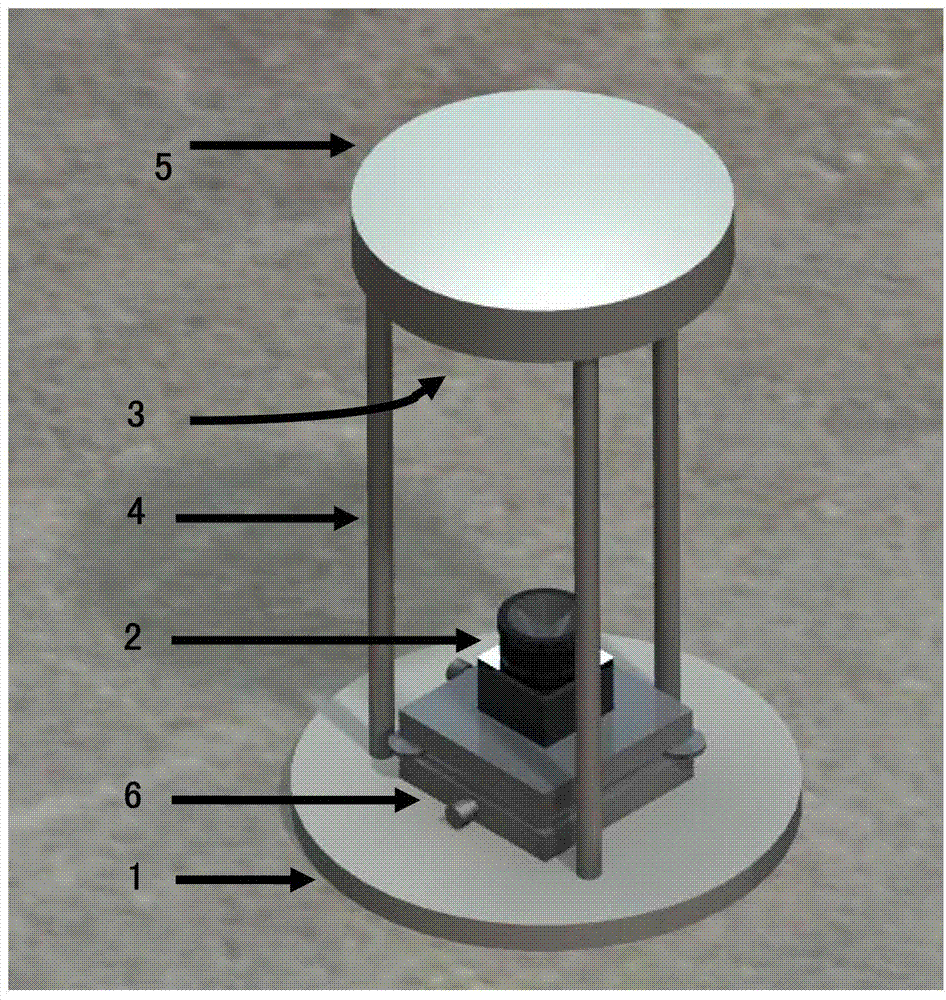 Hyperbolic concave refractive and reflective panorama camera and making method and application thereof