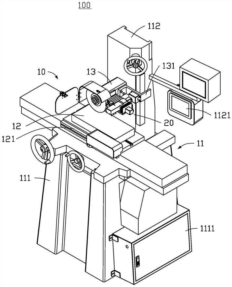 Grinding wheel dressing device, control system and control method