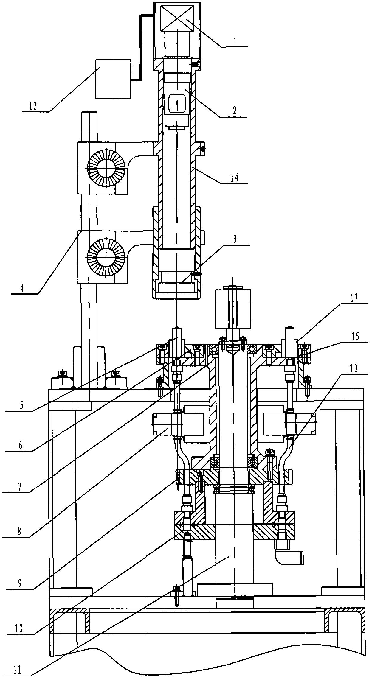 Automatic detection device for distinguishing processing quality of each production procedure of battery