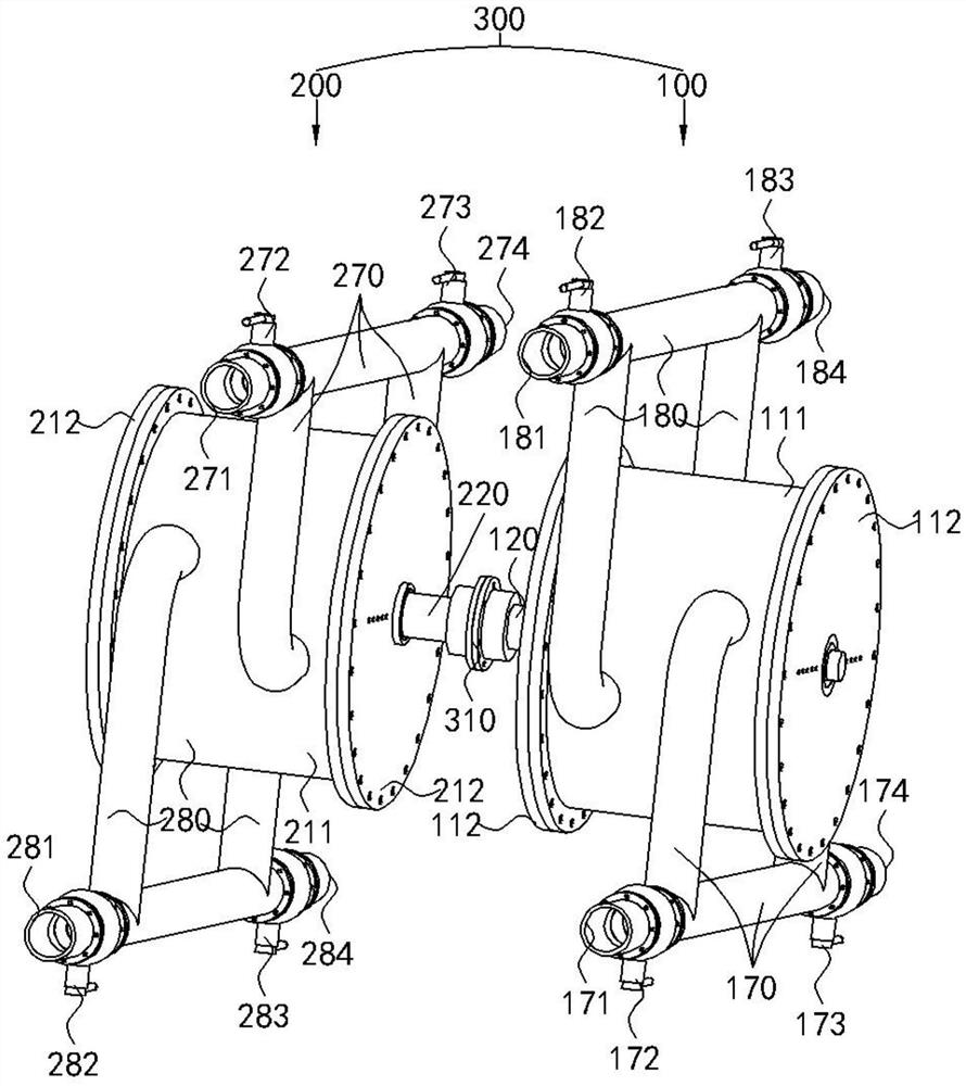 Pump unit for lifting ore pulp in sea, combined structure and mining lifting system