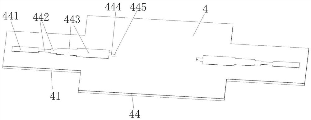 Terahertz wire-skipping-free microstrip probe monolithic and system-level circuit integrated packaging structure