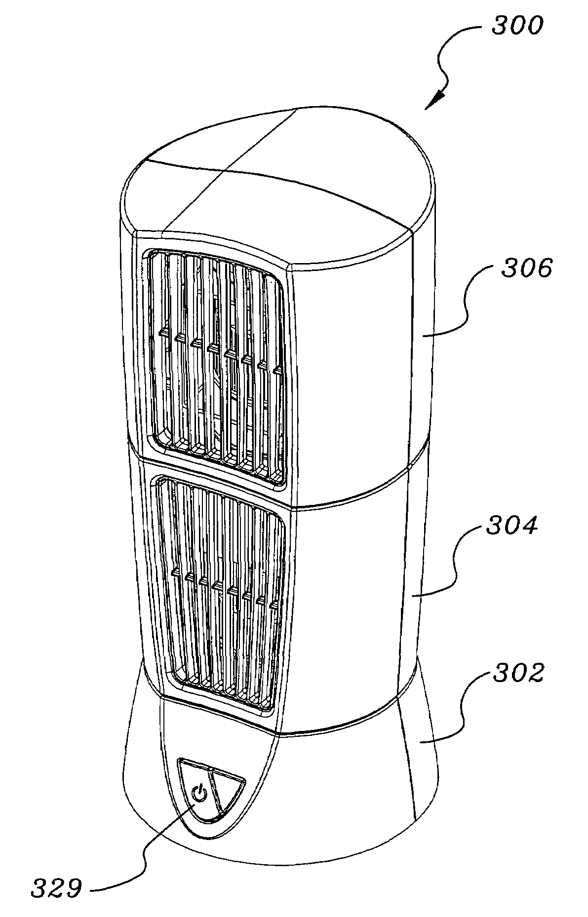 Multi-directional air circulating fan