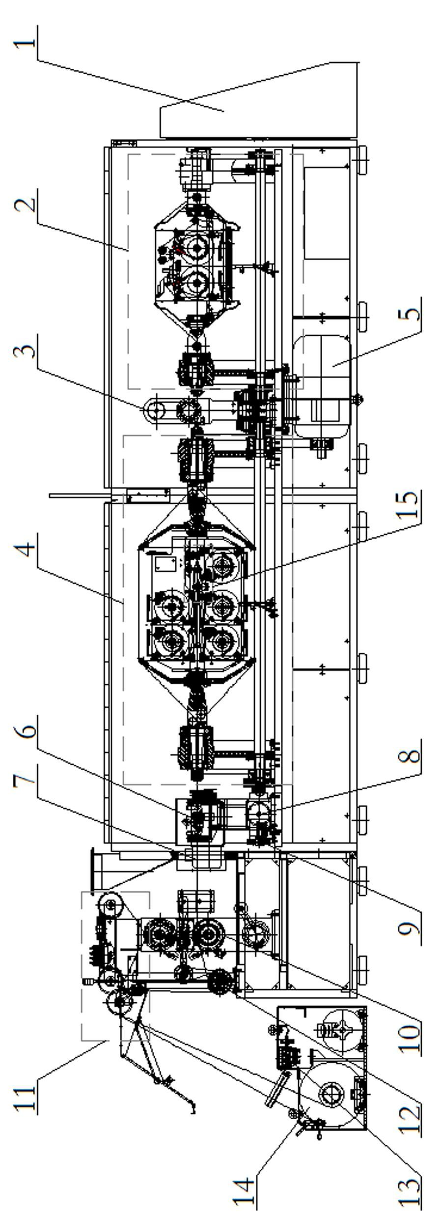 Special metal wire twisting machine