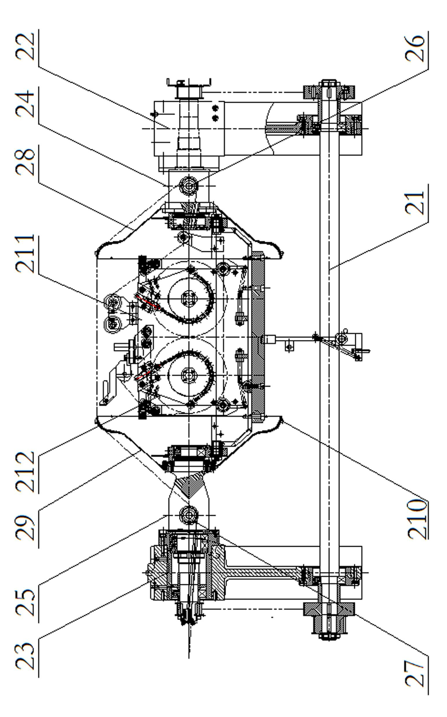 Special metal wire twisting machine