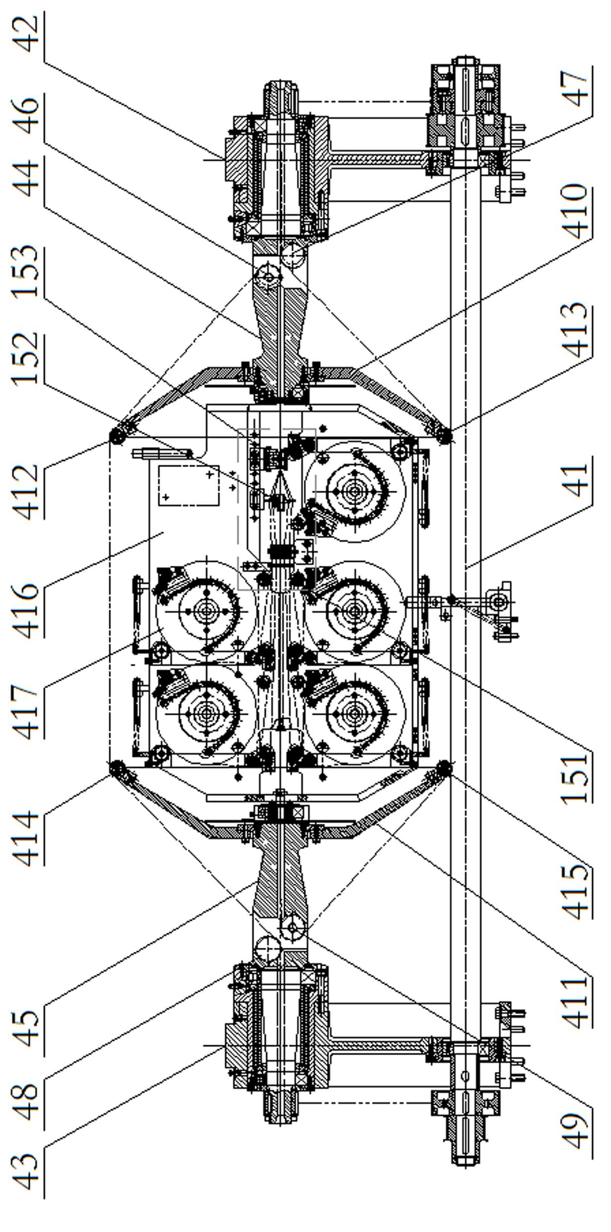 Special metal wire twisting machine