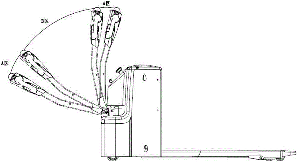 Industrial vehicle driving control apparatus and method