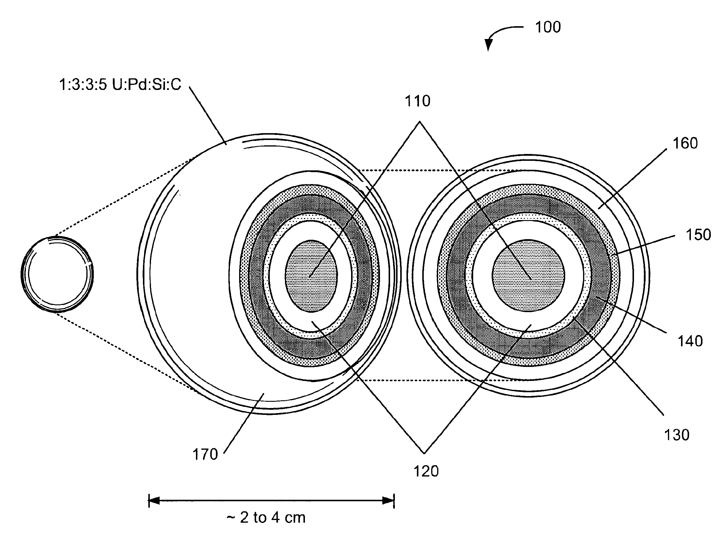 Solid hollow core fuel for fusion-fission engine