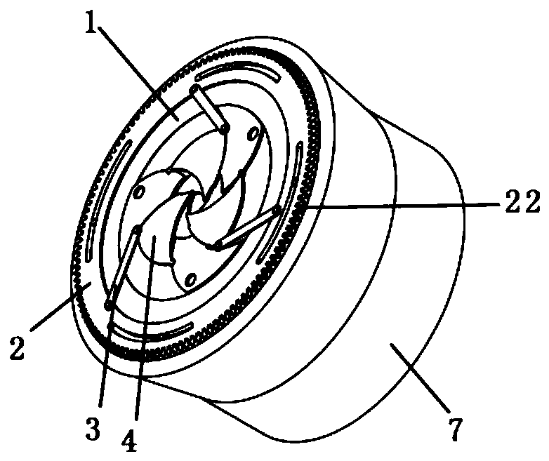 Structure capable of adjusting area of outlet of spraying nozzle