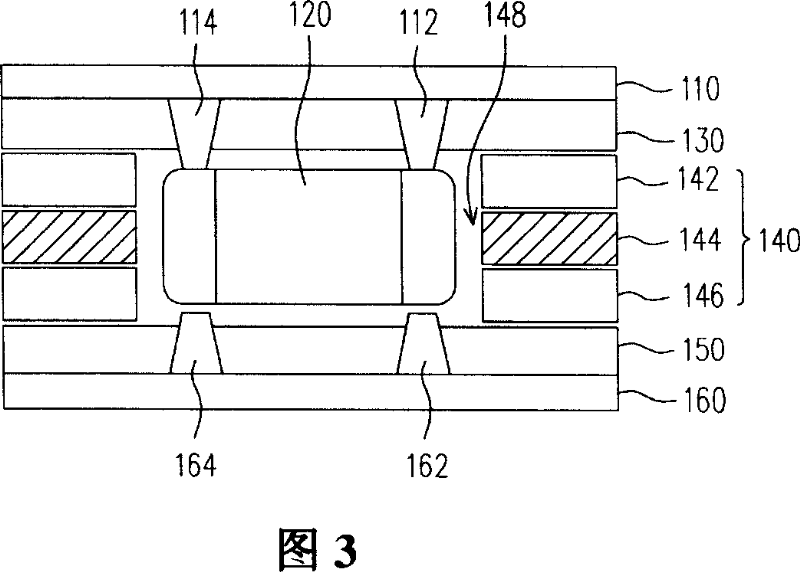 Substrate with embedded element and manufacturing method thereof