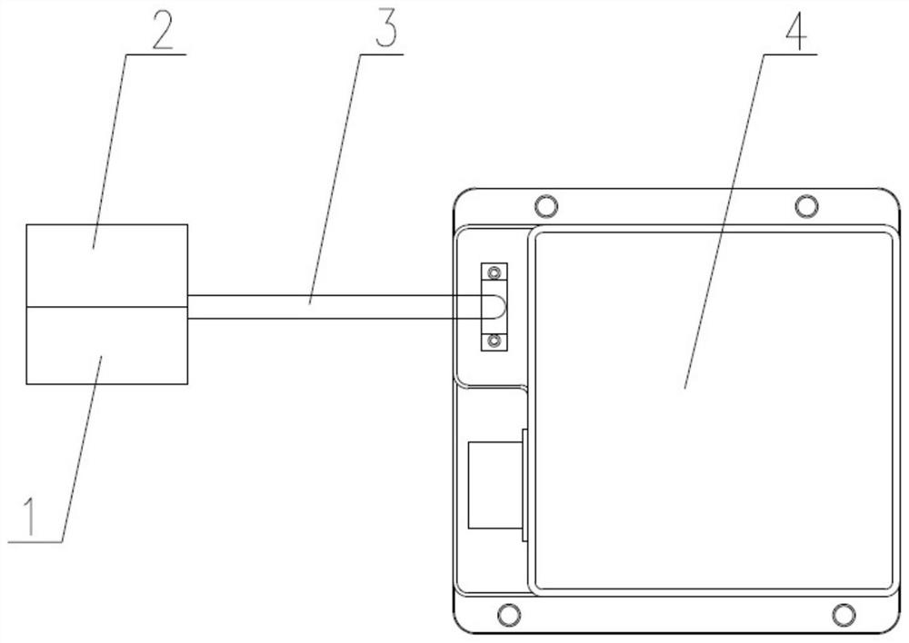 Non-contact pressure measuring device and method