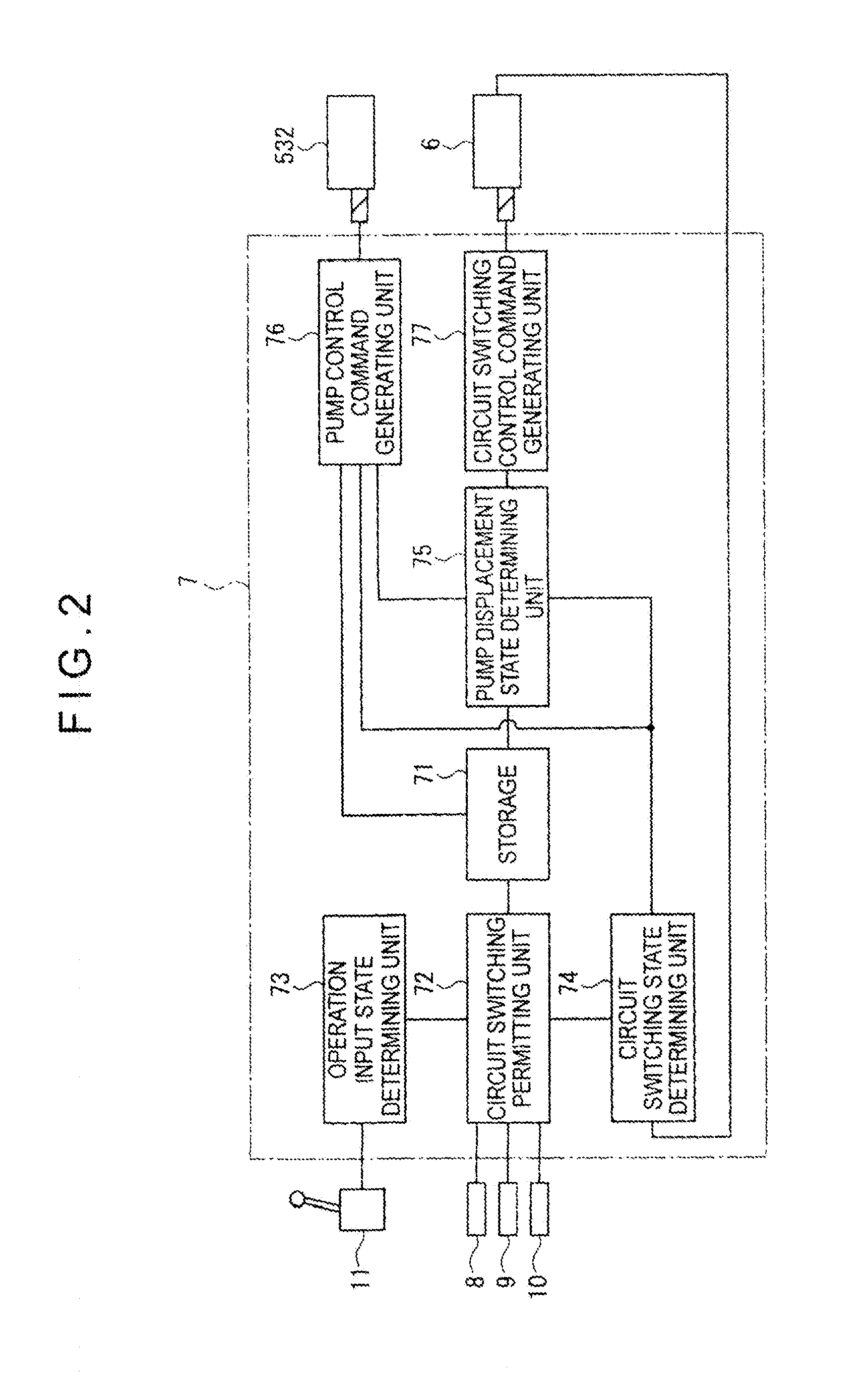 Operating Oil Supplying Device and Construction Machine