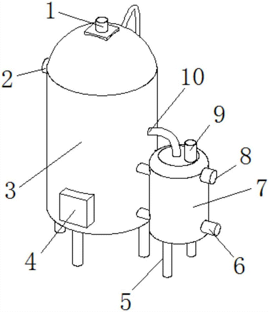 Low-cost coal chemical wastewater deep treatment CoSD reaction tower