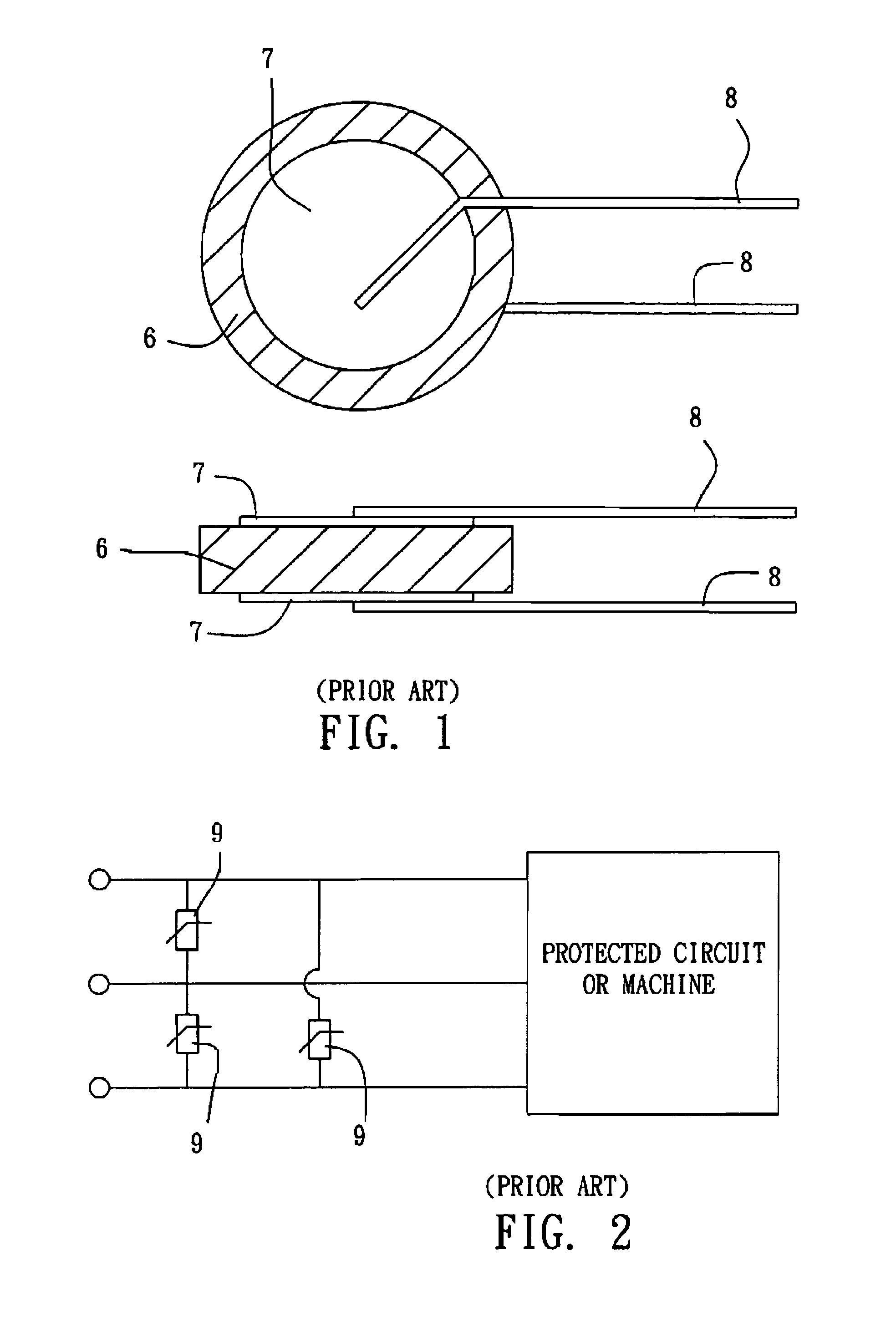 Tri-phase surge protector and its manufacturing method