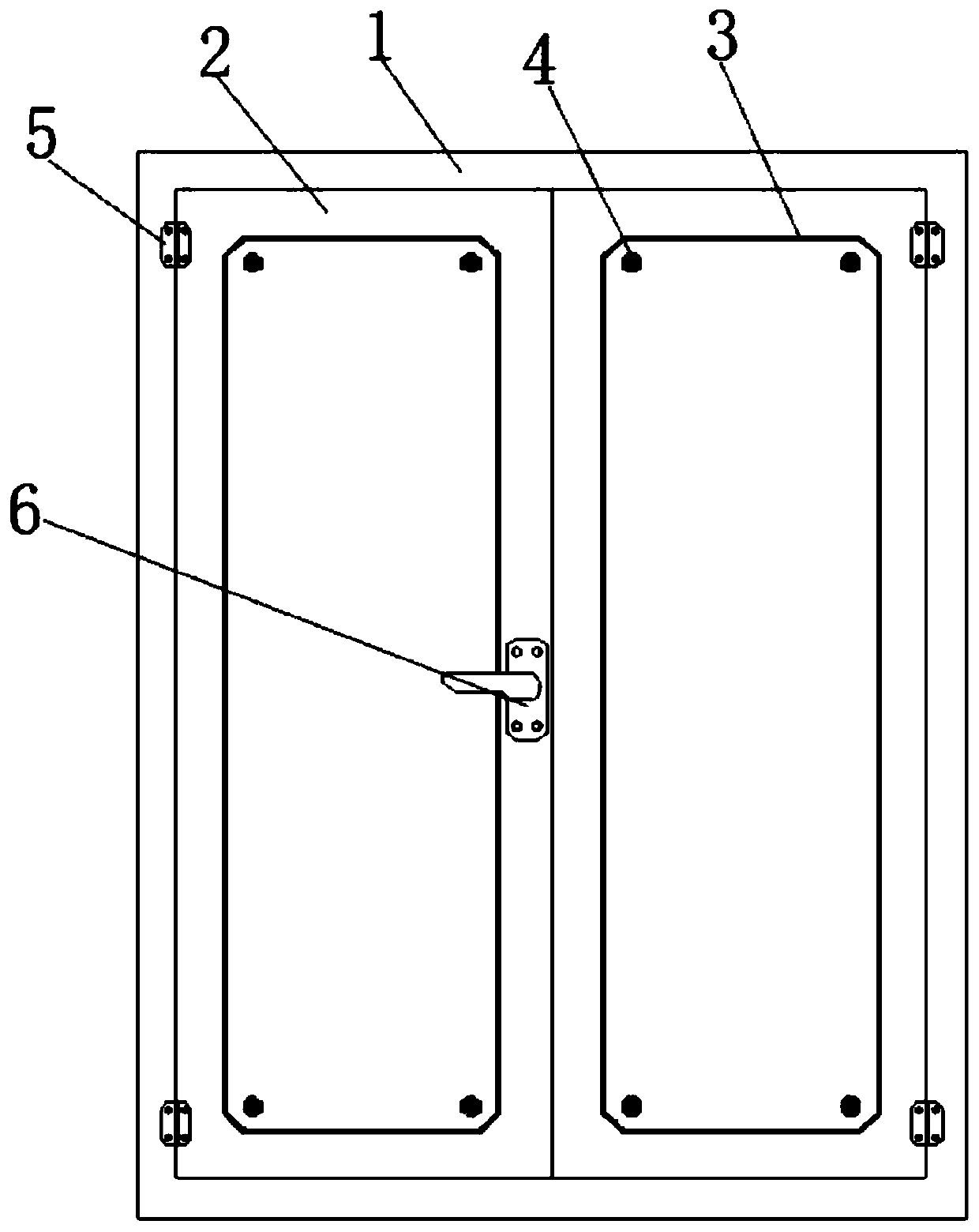 Vacuum-obstructed aluminum-wood composite window