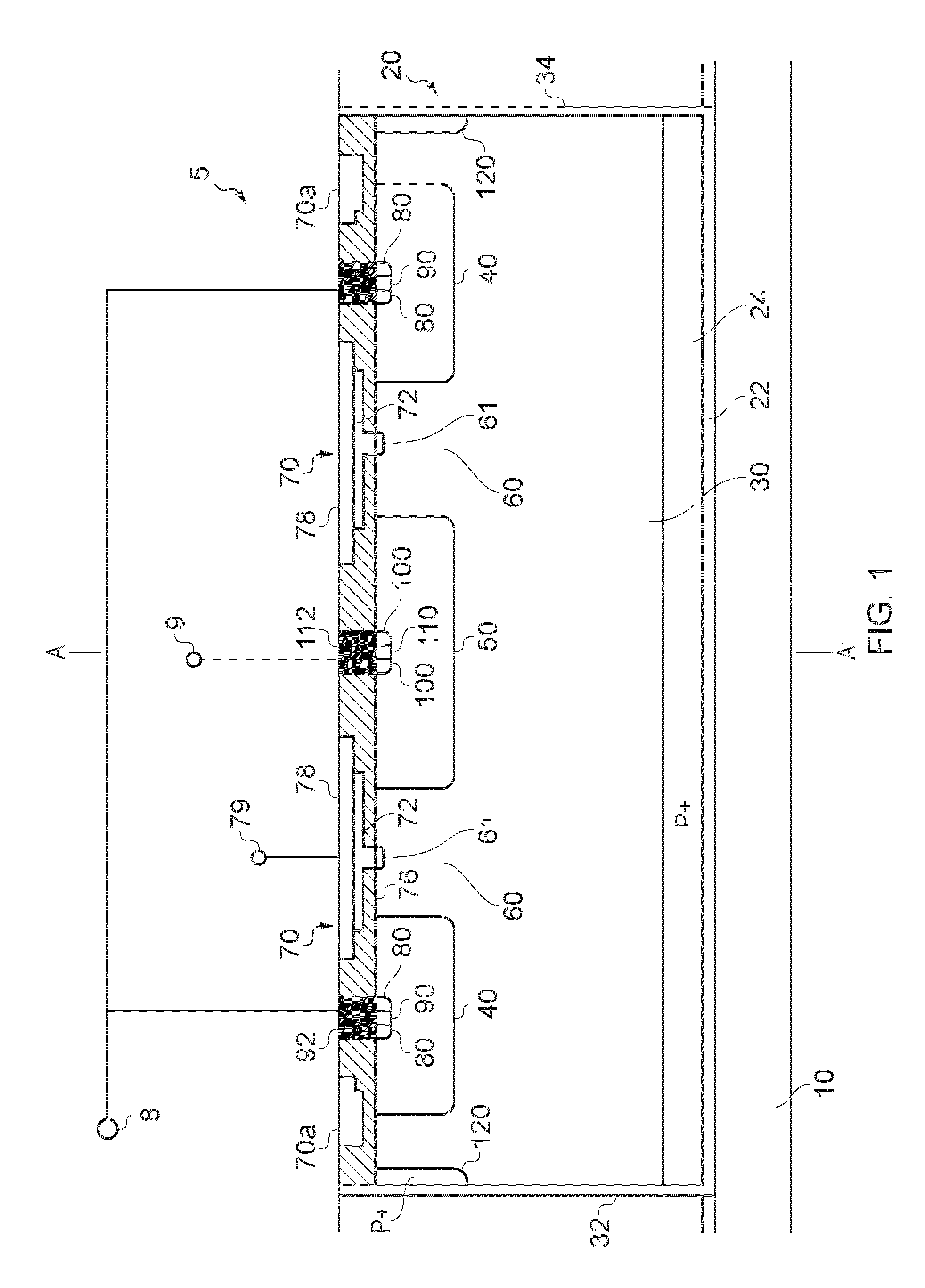 Overvoltage and/or electrostatic discharge protection device