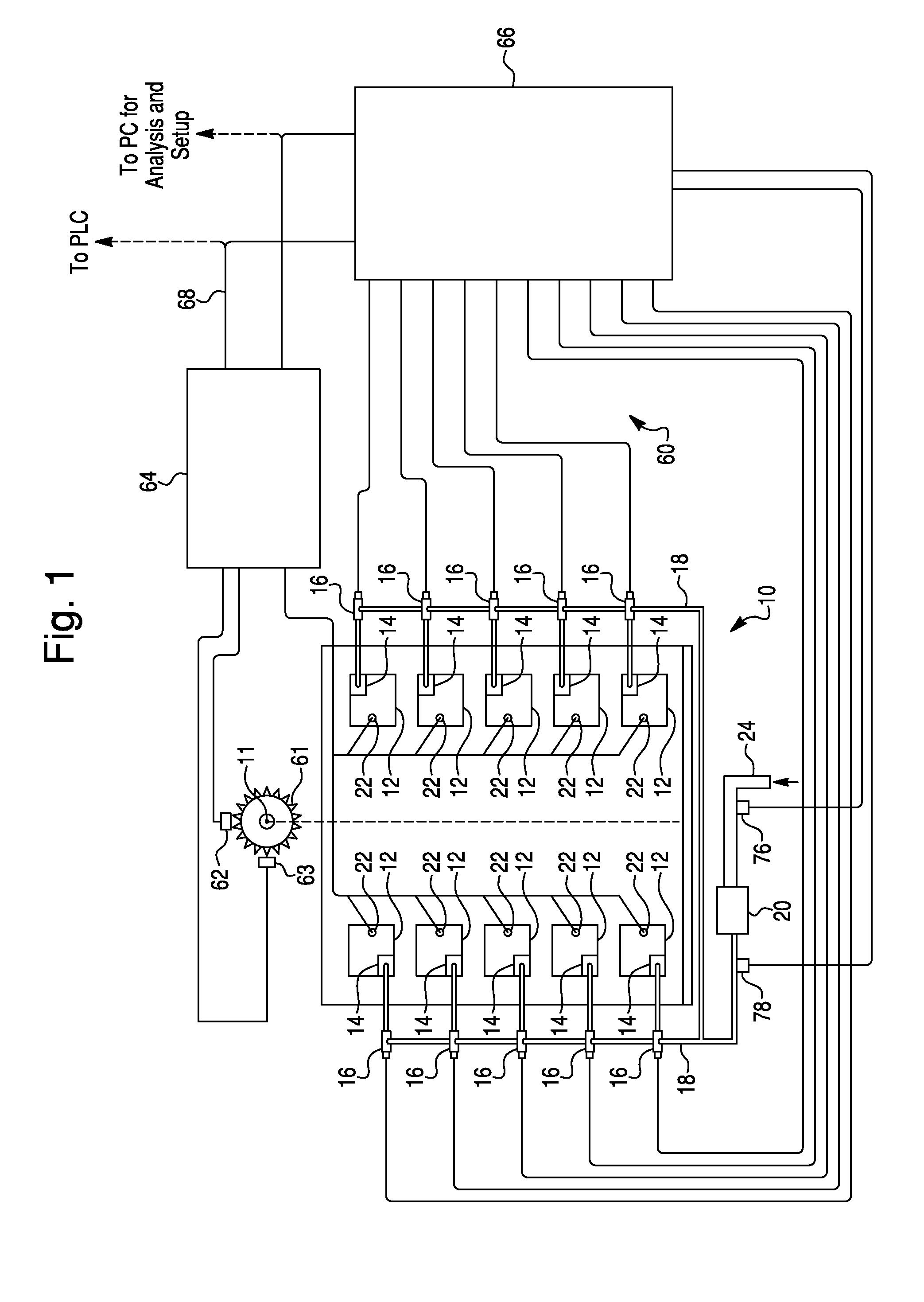 Method and apparatus for automatic pressure balancing of industrial large-bore internal combustion engines