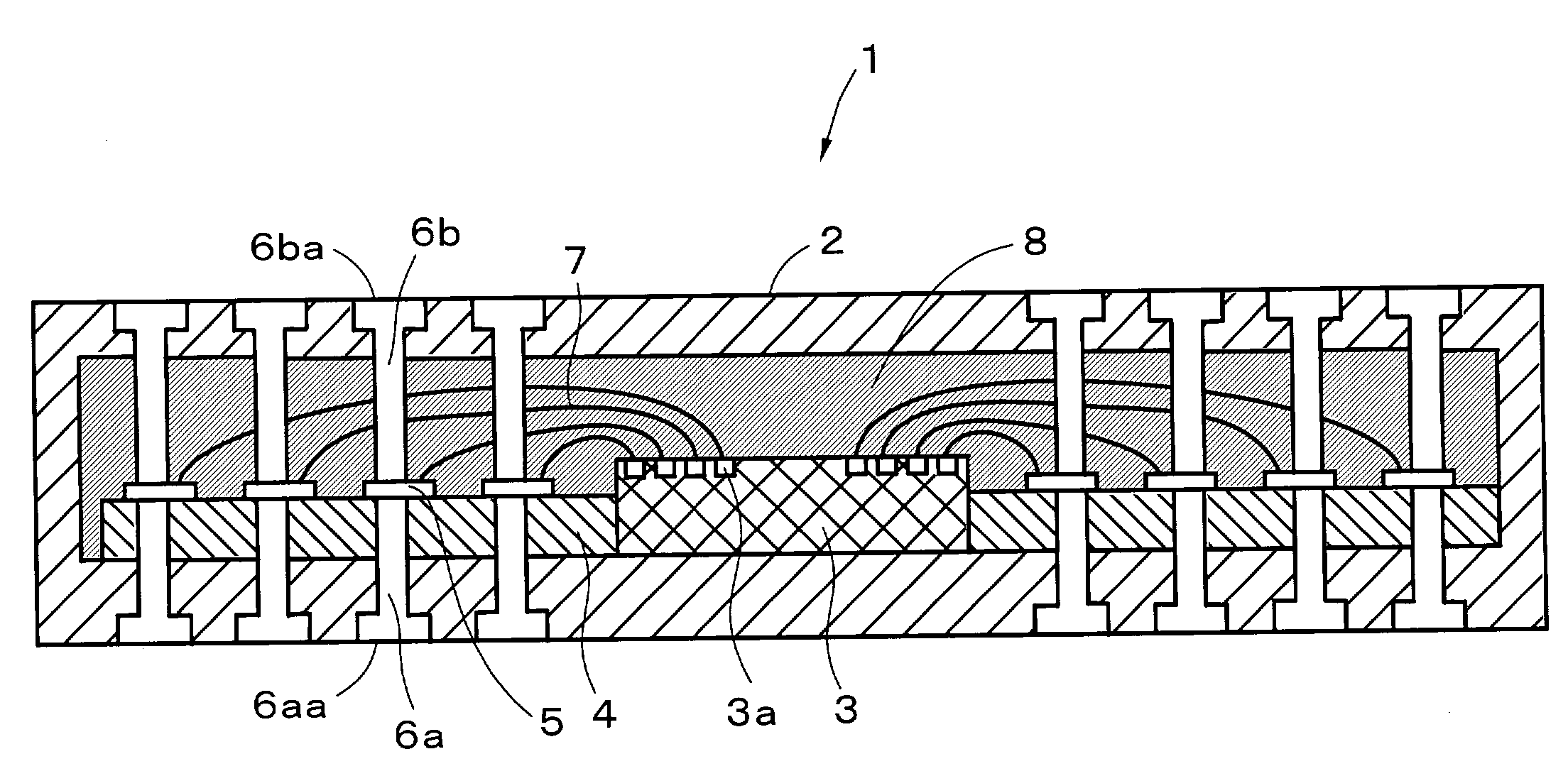 Semiconductor device and system having semiconductor device mounted thereon