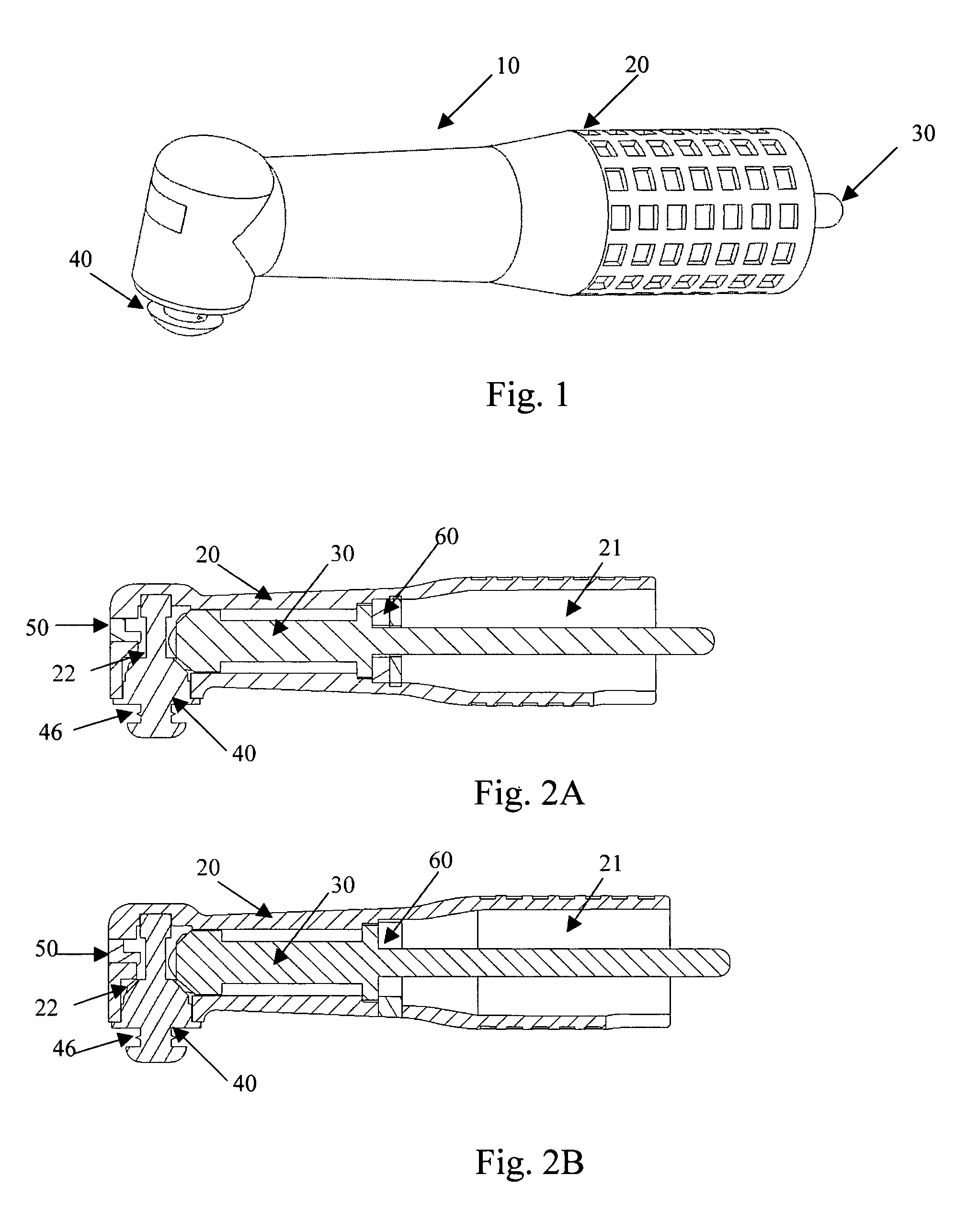 Disposable dental prophy angle with secure retention mechanism