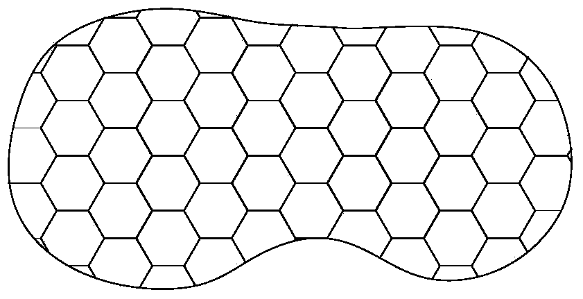 Honeycombed laser scanning method for selective laser sintering