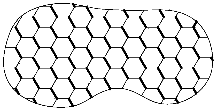 Honeycombed laser scanning method for selective laser sintering