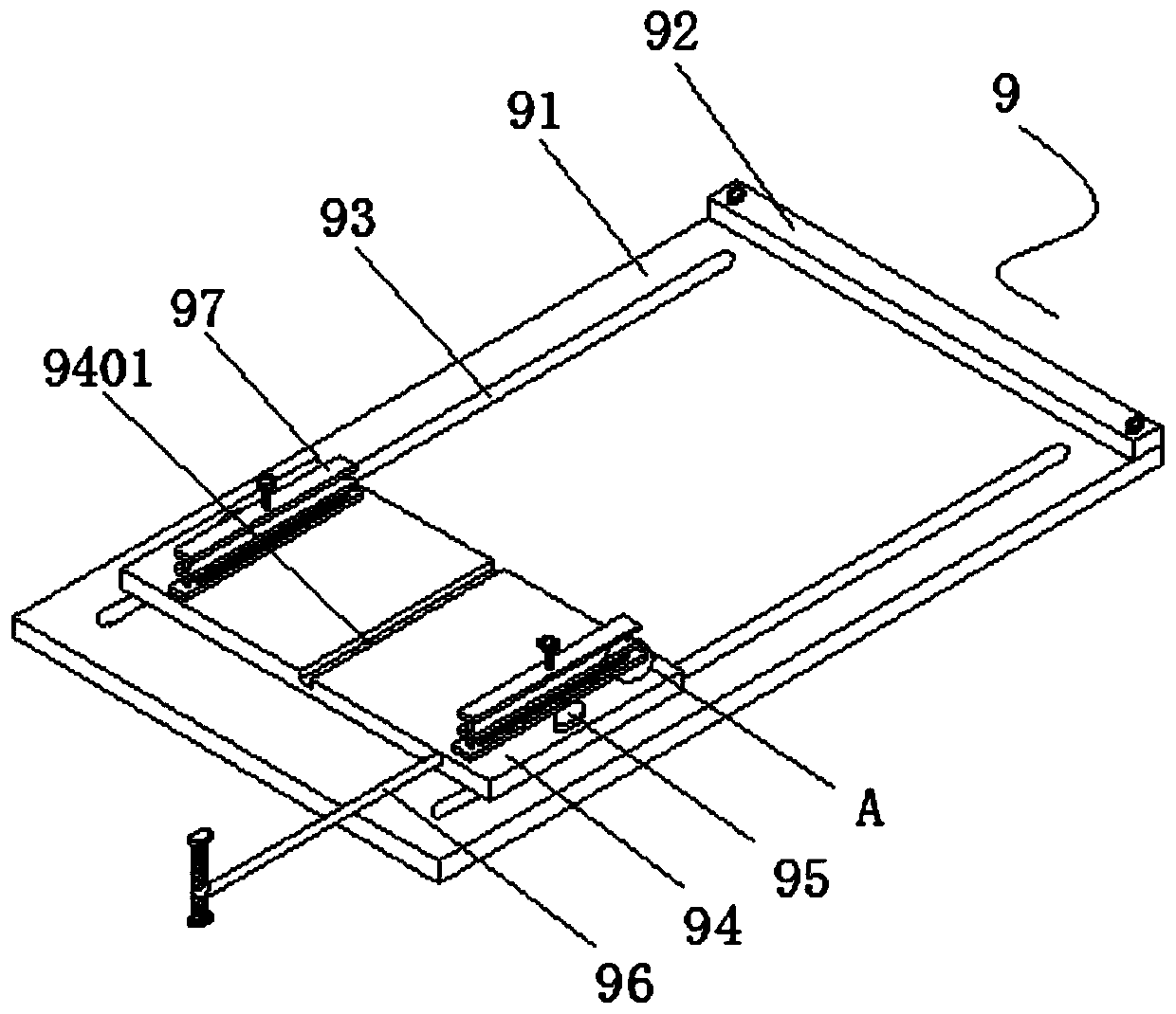 Cotton cloth cutting equipment for textile production