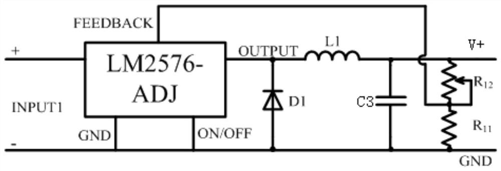 Circuit for testing output characteristics of a GaN power device