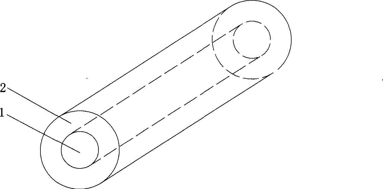 Surface phasmon coaxial optical waveguide structure