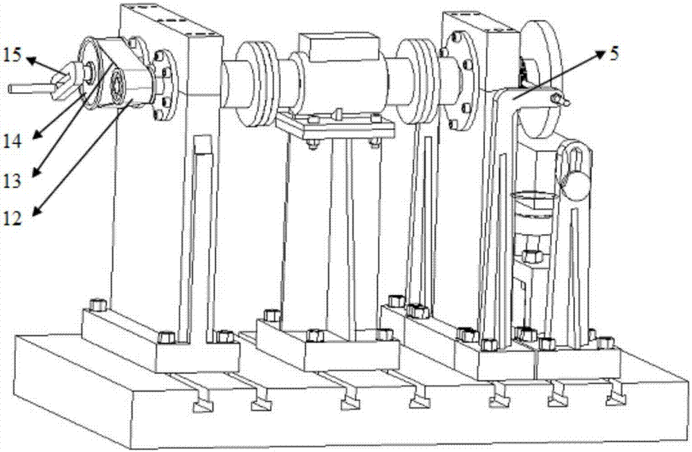 Line-contact sliding-friction vibration noise test bench