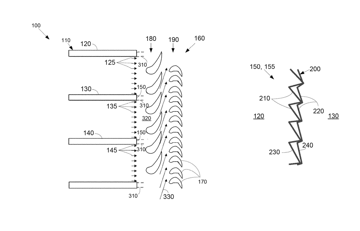 Combustor mixing joint with flow disruption surface