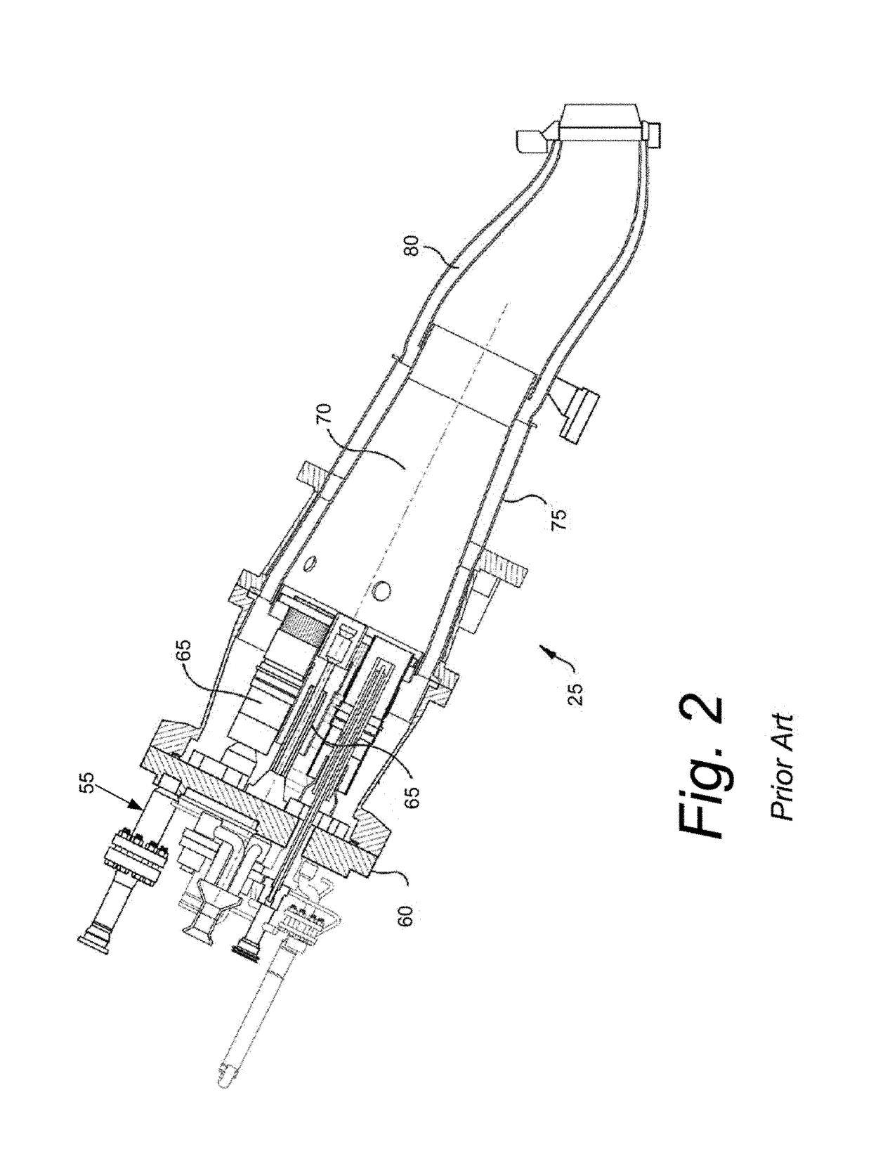 Combustor mixing joint with flow disruption surface