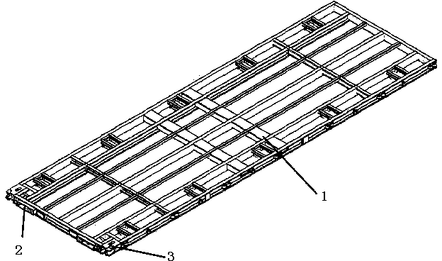 Moving pallet compatible with international marine container and North America overland container