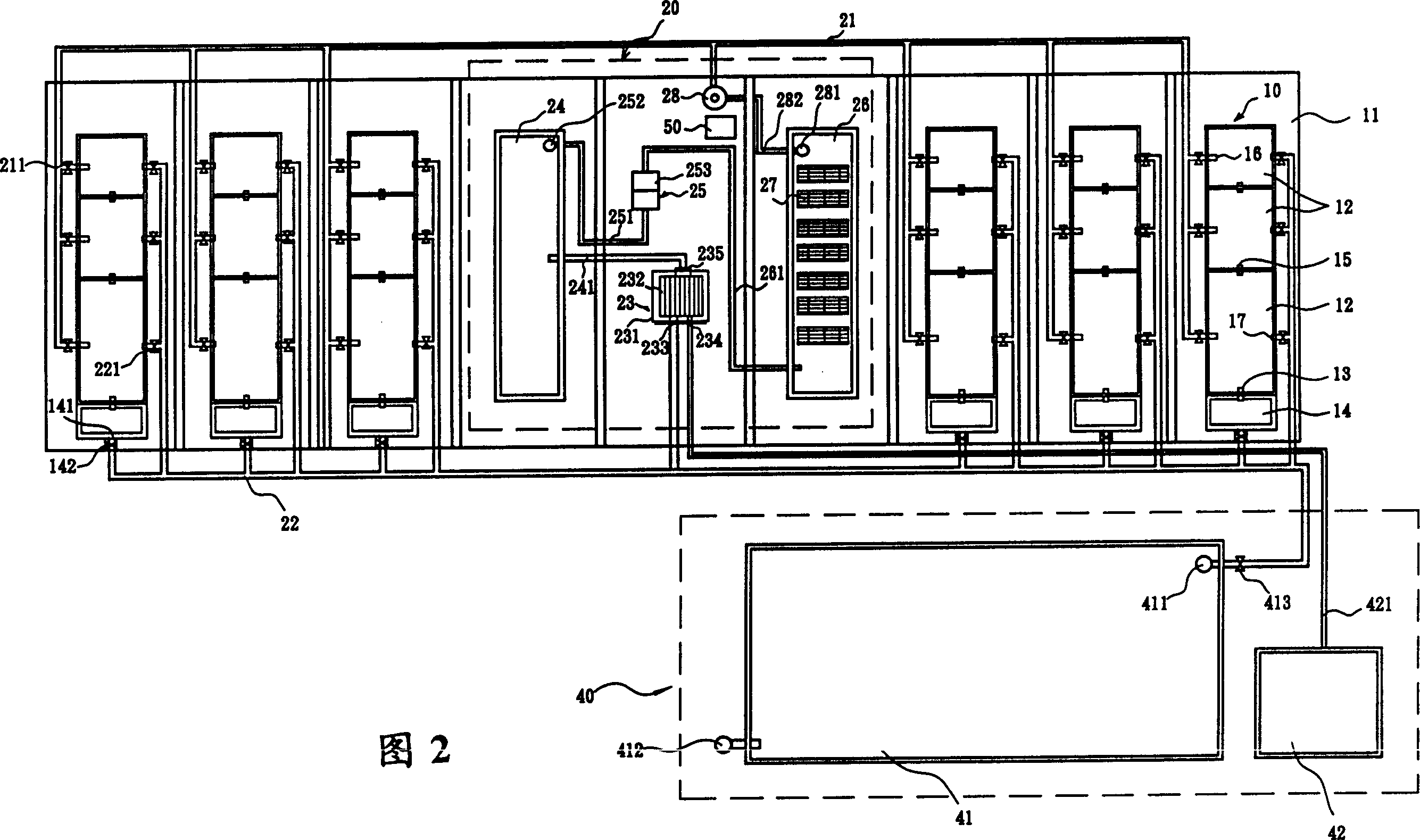 Indoor automatic breeding system