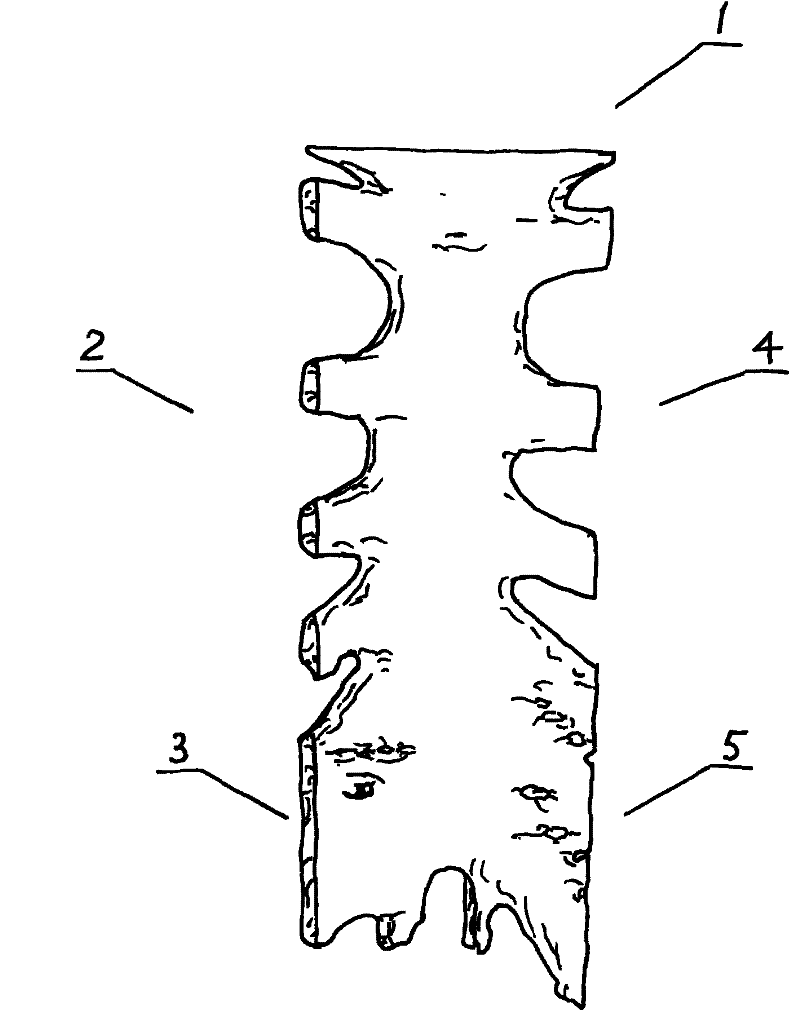 Defective total sternum replacement part for total sternum defect operation treatment and method for manufacturing the same