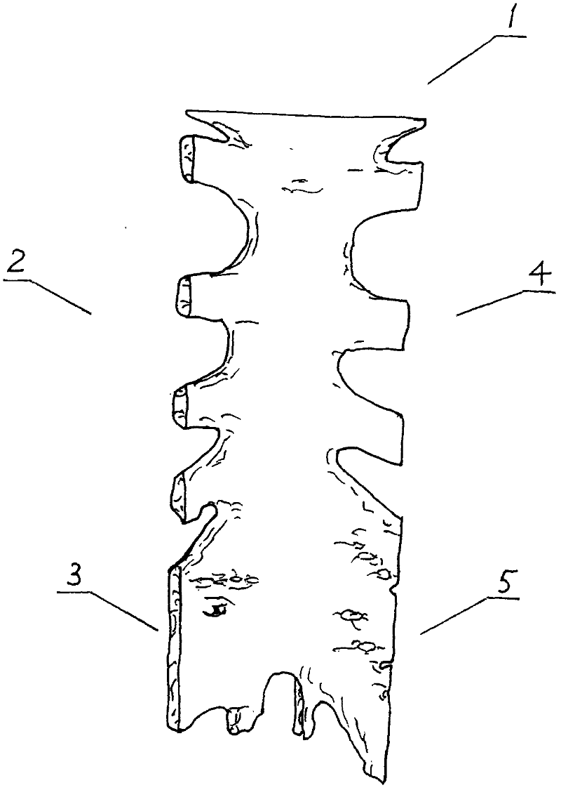 Defective total sternum replacement part for total sternum defect operation treatment and method for manufacturing the same