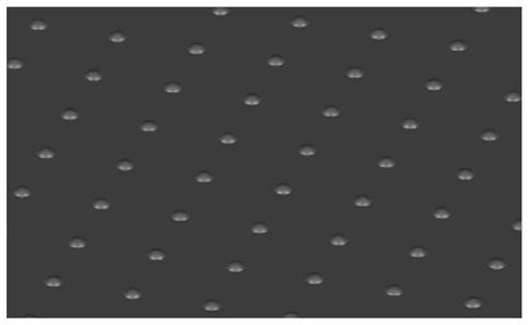 Porous surface structure, as well as connecting structure and preparing device of base