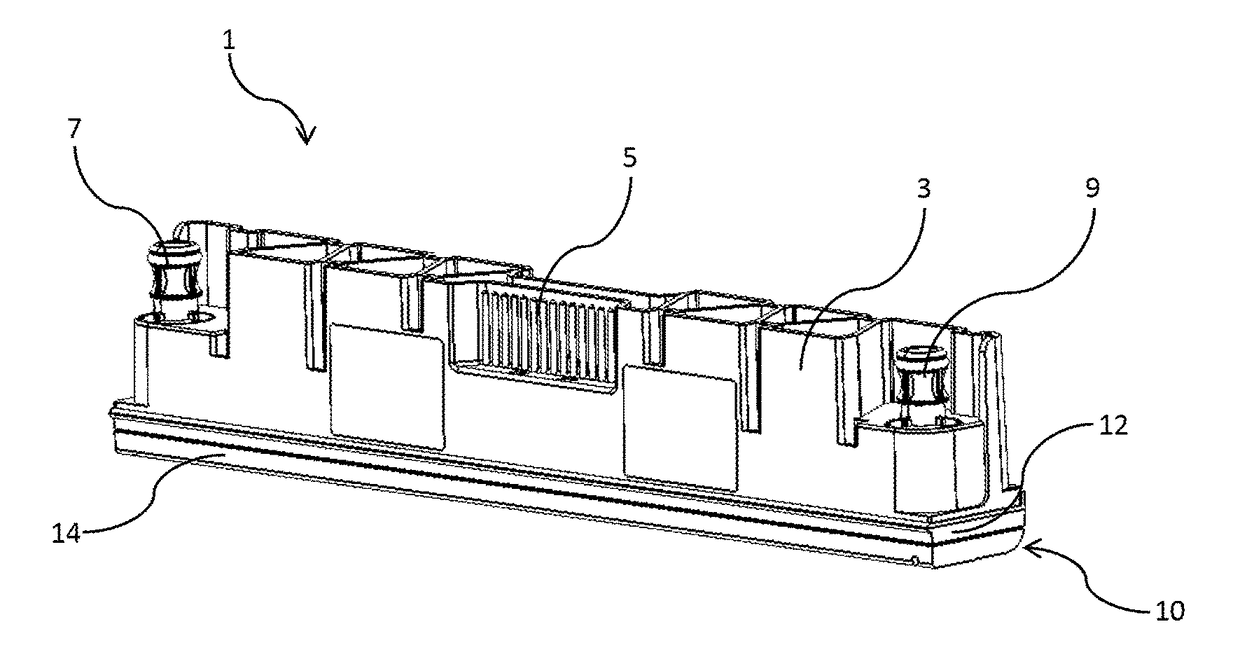 Inkjet printhead having laterally flared fluid outlets