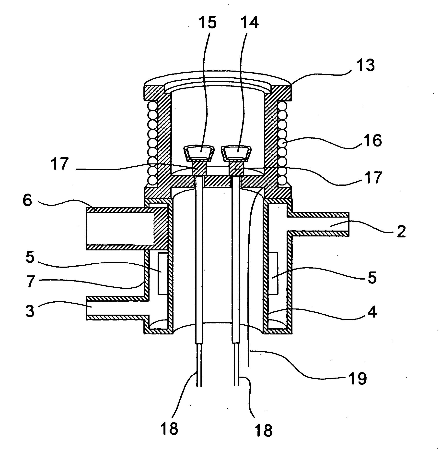 Thermal analyzer provided with cooling mechanism