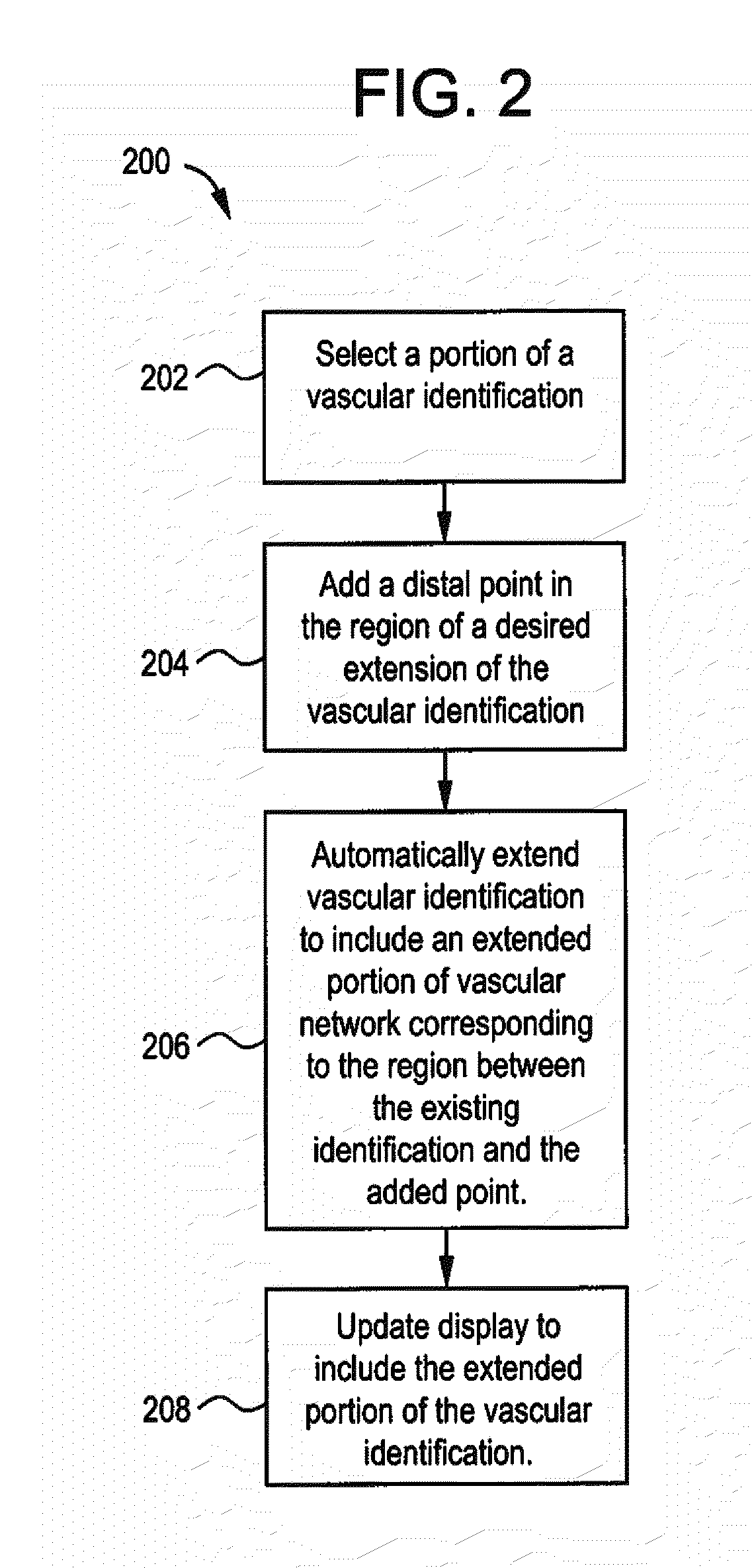 Iterative vascular reconstruction by realignment