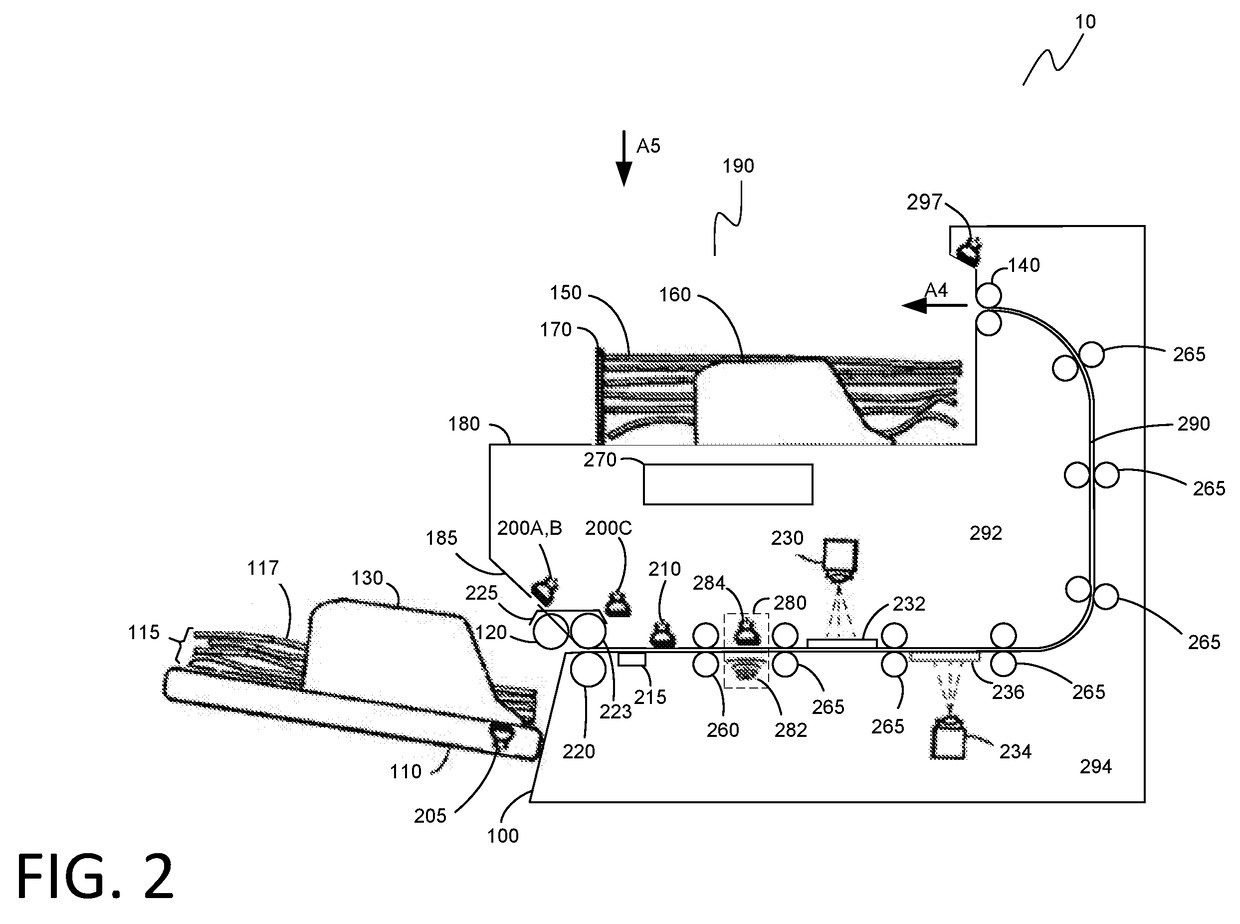 System and method for metallic object detection in a media transport system