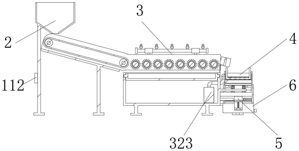 Agricultural product cleaning and transferring integrated equipment